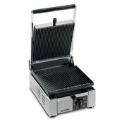 Eurodib ELIO-110 Eurodib Panini Grill Small Top & Bottom Ribbed
