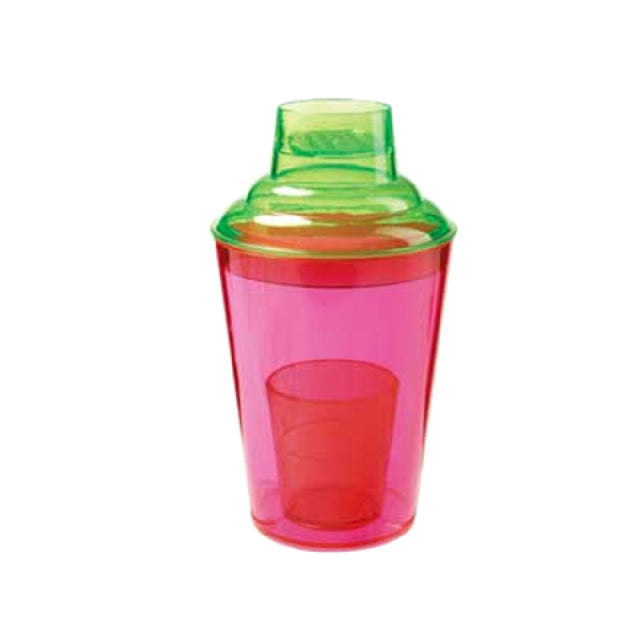 GET Enterprises SH-175-NEON Shaker Set 3 Piece 17-1/2 Oz. (19.85 Oz. Rim Full)