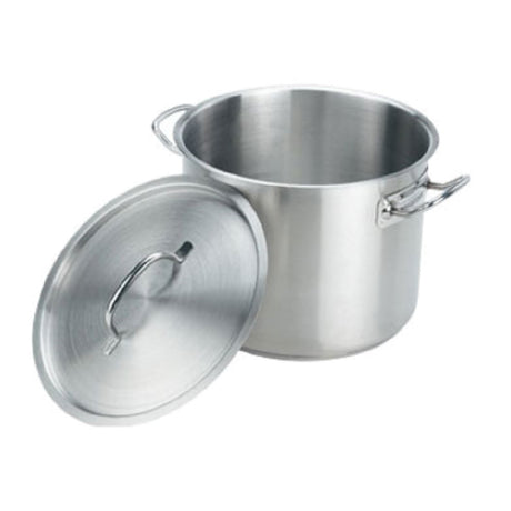 Crestware SSPOT08 Stock Pot & Cover 8 Qt. Induction Ready