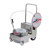 MirOil USA BD505 Oil Filter Machine/Discard Trolley 1 Way Pump For Fryers With Drain Valves