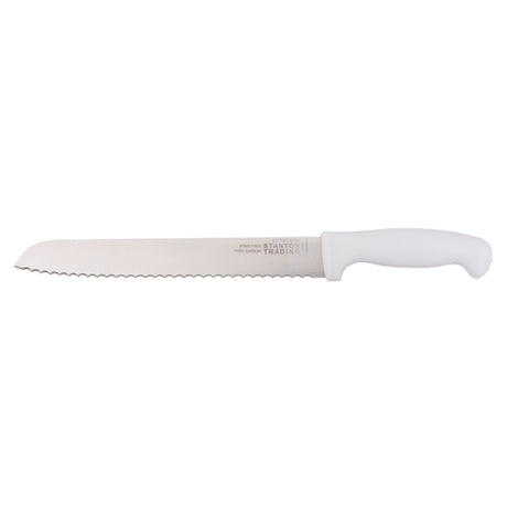 Stanton Trading KNV-BRDSER10-WH - Cutting Edge Bread Knife, 10", Pointed Tip