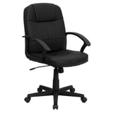 Flash Furniture BT-8075-BK-GG Executive Swivel Office Chair 38" To 42" Adjustable Height