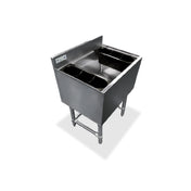 Steel Works Stainless SWIB183012 Underbar Ice Chest 30" X 18" X 33 1/8"H 18/304 Stainless Steel Construction