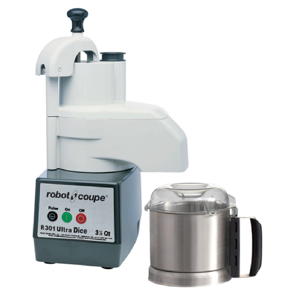 Robot Coupe R301UDICE D Series Combination Food Processor 3.7 Liter Stainless Steel Bowl With Handle