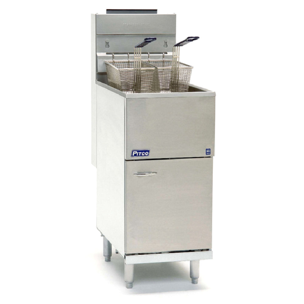 Pitco 40D_NAT (QUICK SHIP) Fryer Gas Floor Model