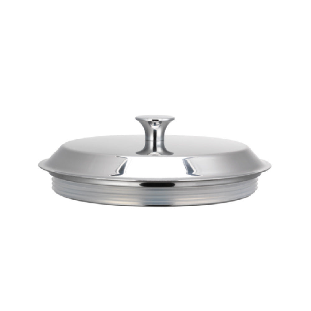 Service Ideas URN30FLPS Replacement Flat Urn Lid 3 Gal. Polished With Chrome Finial Gasket