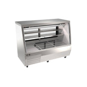 Omcan 50107 (RS-CN-0071D-SS) Refrigerated Deli Display Case Floor Model 71"W