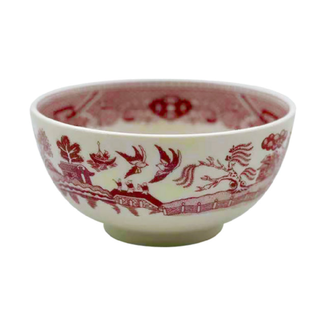 Cameo China 688-89 Pink Willow Rice Bowl 7 Oz. (210 Ml) 4" Dia. X 2"H (10 Cm X 5.1 Cm)