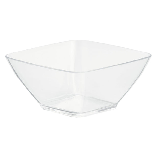 Vollrath V928001 Small Square Acrylic Bowl Clear. 0.63 QT. 5 3⁄4" L X 5 3⁄4" W X 2 3⁄4" H