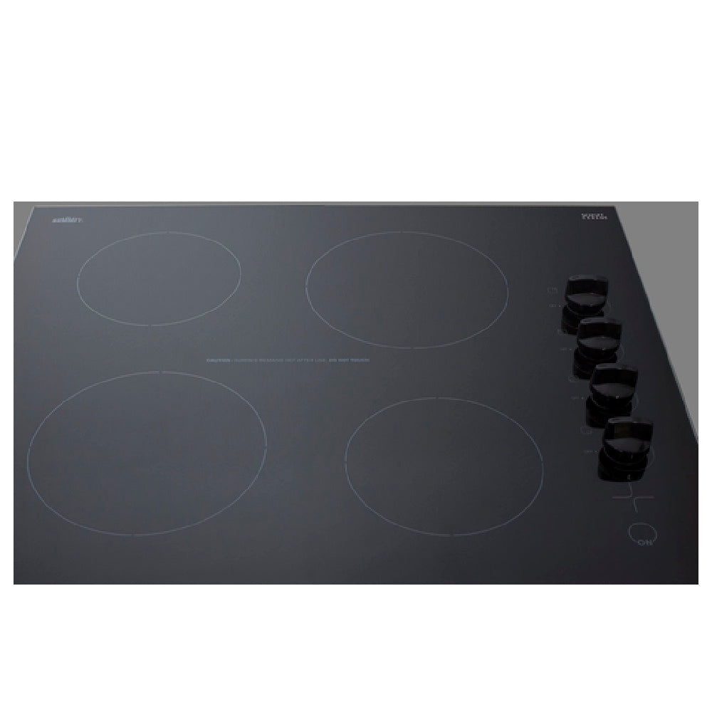 Summit CR4B242BK Radiant Cooktop Electric Built-in