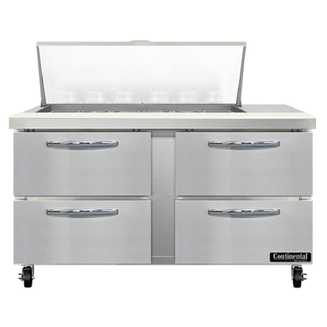 Continental Refrigerator SW60N18M-D Mighty Top Sandwich Unit 60"W 17.0 Cu Ft Capacity