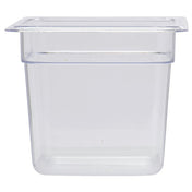 Hubert 26173 - Cold Food Pan, 1/6-size, 6" Deep