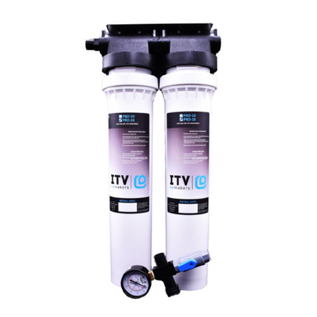 ITV Ice Makers PRO-112K Water Filtration System 16" Double Filtration Kit