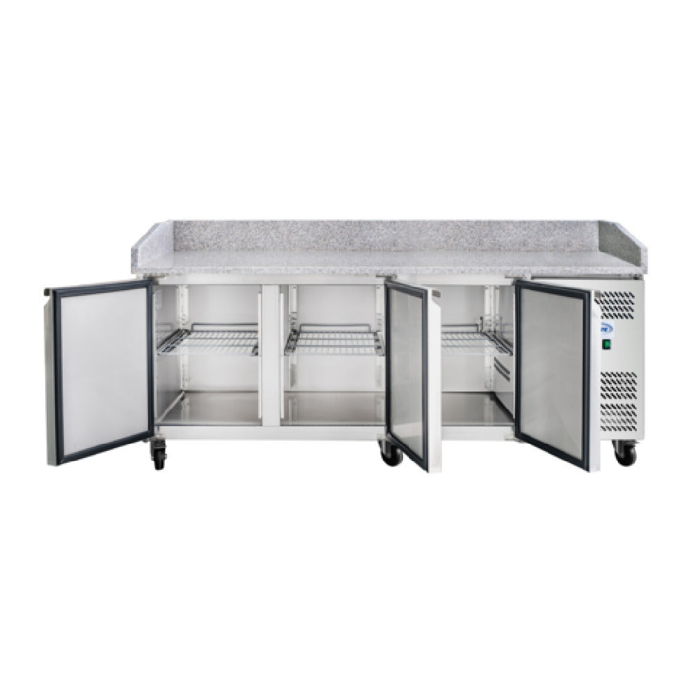 Koolmore KM-RPPS-3D79-GRT - Pizza Prep Refrigerator, 79.3"W, 20 Cu. Ft. Capacity