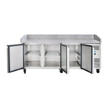 Koolmore KM-RPPS-3D79-GRT - Pizza Prep Refrigerator, 79.3"W, 20 Cu. Ft. Capacity
