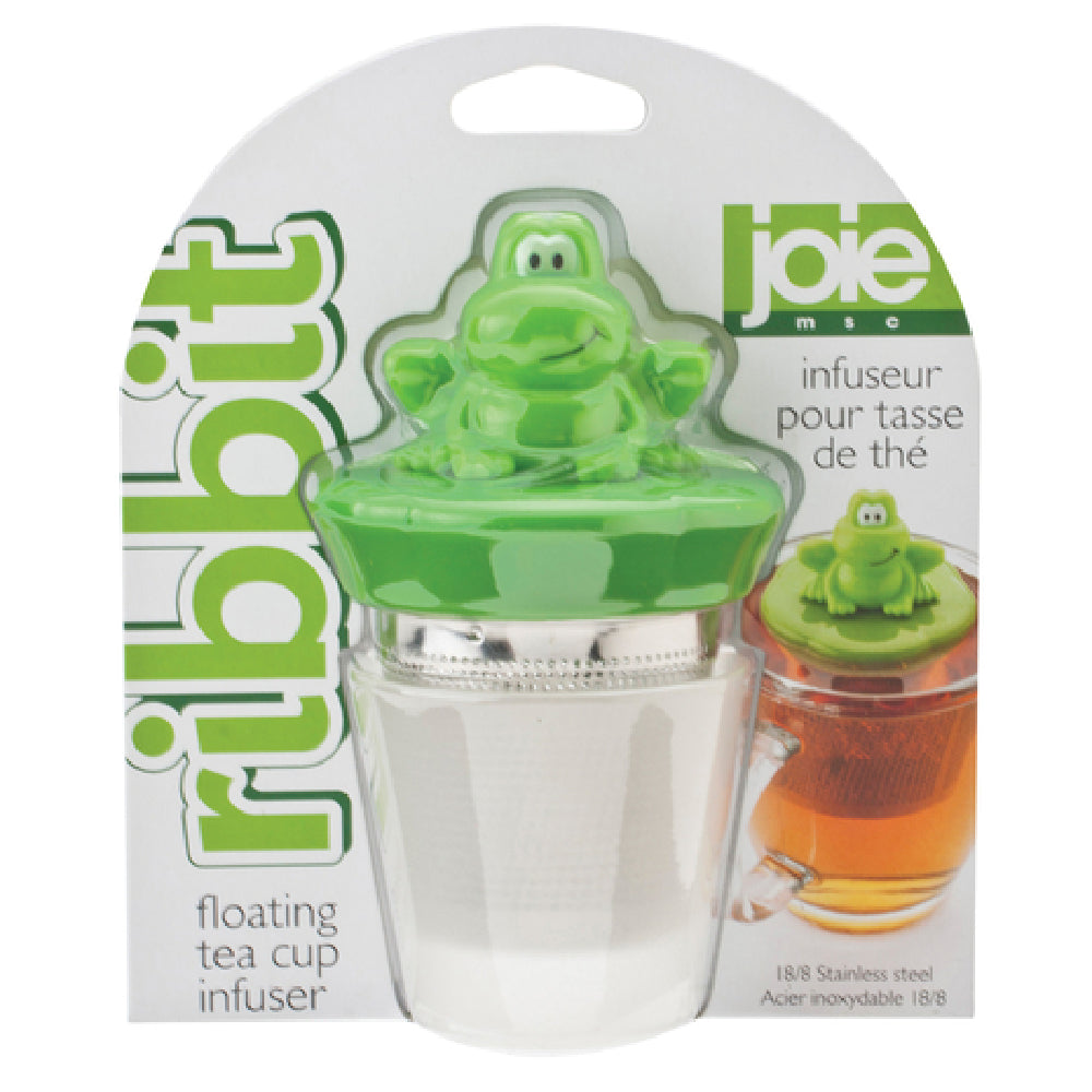 Harold Import Co. 10033 Joie Ribbit Floating Frog Tea Infuser Plastic & Stainless Steel