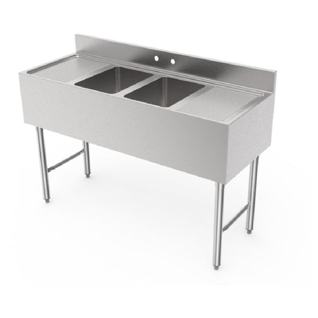 GSW USA SE10142D48B Sink Two Compartment 48"W Overall