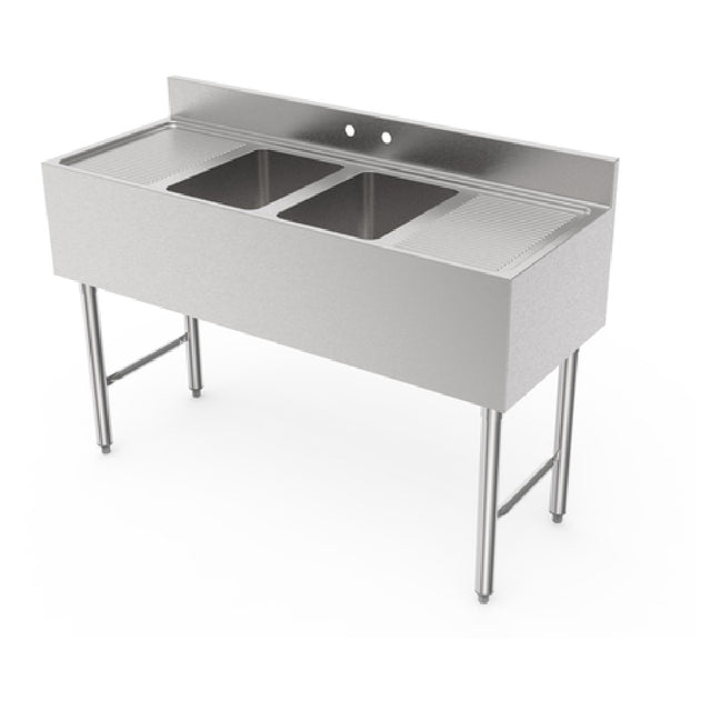 GSW USA SE10142D48B Sink Two Compartment 48"W Overall
