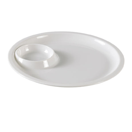 Yanco NC-7521 Nu-Classic Compartment Tray 10" Dia. Round