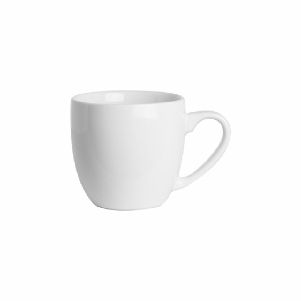 Steelite DCI142UW Americana Cup 10 Oz. 3-3/8" Dia. (4-7/8" With Handle) X 3-3/4"H