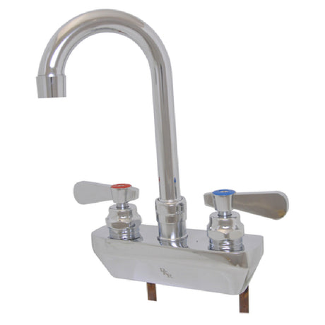 BK Resources BKF-4SM2-3G-G OptiFlow™ Heavy Duty Solid Body Faucet Shallow Splash-mounted