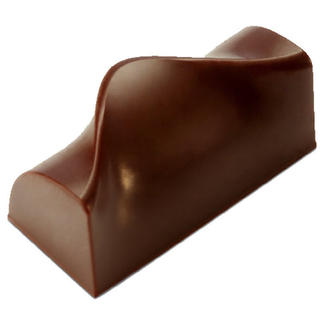 JB Prince K591 Chocolate Mold (21) Pulse 11/16"L X 1-7/16"W X 7/8"H (17mm X 37mm X 22mm)