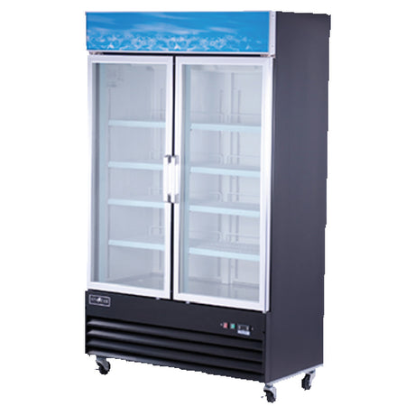 Spartan SGM-49RS Reach-In Refrigerator Merchandiser Two-section