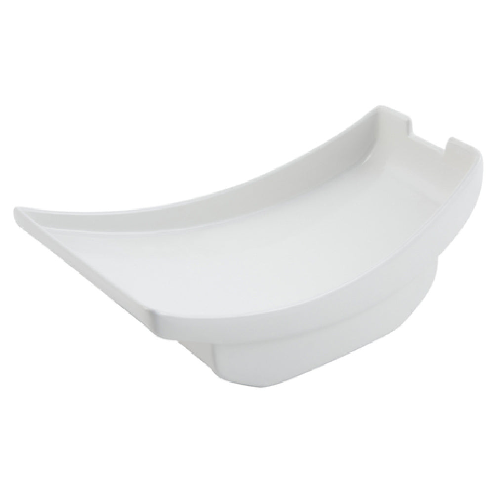 Bon Chef 70064PLATINUMGRA - Futura2 Gondola Platter, 12" L X 8" W X 4-1/2" H, Aluminum With Ceramic-look Coating