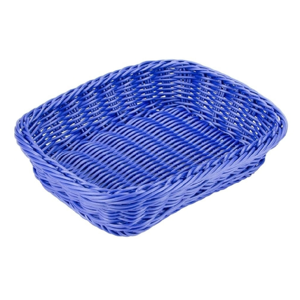 GET Enterprises WB-1508-BL Clipper Mill Designer Polyweave Basket™ 11-1/2" X 8-1/2" X 2-3/4"H