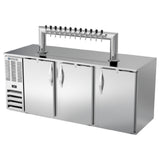 Beverage Air DD78HC-S-12T - Direct Draw Dispenser, 78"W X 30-3/8"D X 49-7/8"H, 33.59 Cu. Ft.
