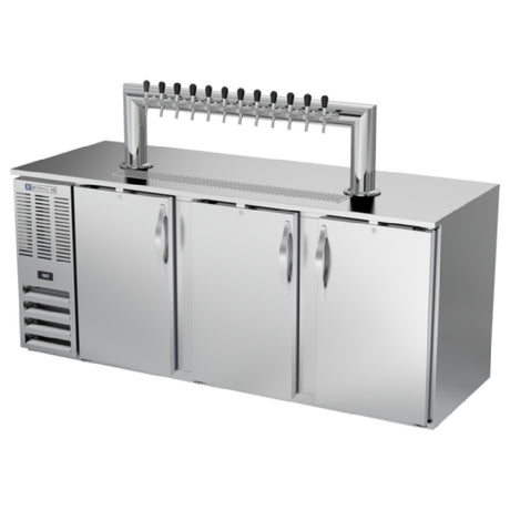 Beverage Air DD94HC-S-12T - Direct Draw Dispenser, 94"W X 30-3/8"D X 49-7/8"H, 37.82 Cu. Ft.