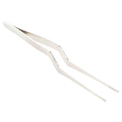 TableCraft Products 13004 - Plating Tongs, 1" X 1" X 8", 200-Series Stainless Steel