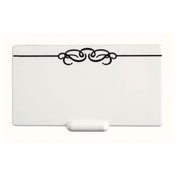 Hubert 45256 - Tag, 3-1/2" X 2"H, Rectangular