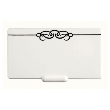 Hubert 45256 - Tag, 3-1/2" X 2"H, Rectangular