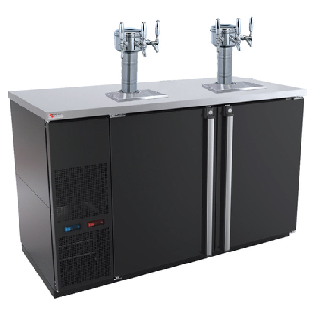 Micro Matic MBB58BC-E-B Pro-Line™ E-Series Beverage Station Two-section Dual Temperature