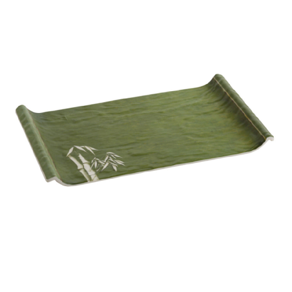 Yanco BA-312 Bamboo Style Display Plate 12"L X 6-3/4"W Rectangular
