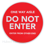 Hubert 39609 - Floor Decal, "one Way Aisle, Do Not Enter