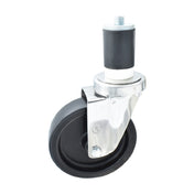 BK Resources 5SS-3RA-LDP - Swivel Caster, 1-1/2" Expanding Stem, 5" Polyolefin Wheel