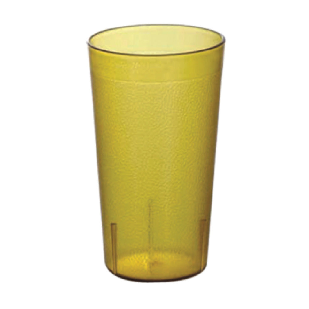 Omcan 80326 (80326) Pebbled Tumbler 5 Oz. Amber