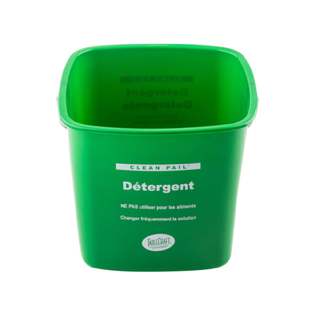 Tablecraft 12539 Cleaning Pail 6 Qt 8.75" X 8.25" X 7.375"