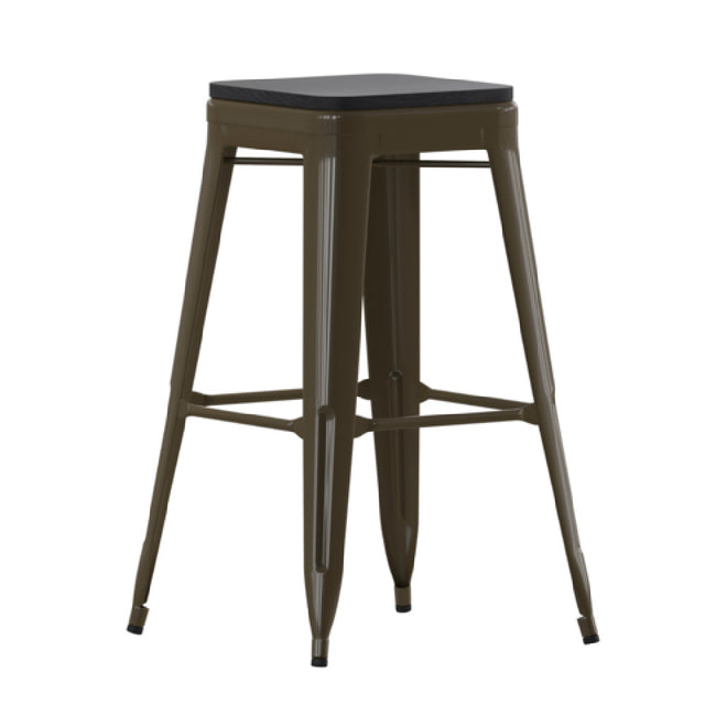 Flash Furniture 4-ET-31320-30-GN-R-PL2B-GG Cierra Indoor Bar Stool 440 Lb. Weight Capacity