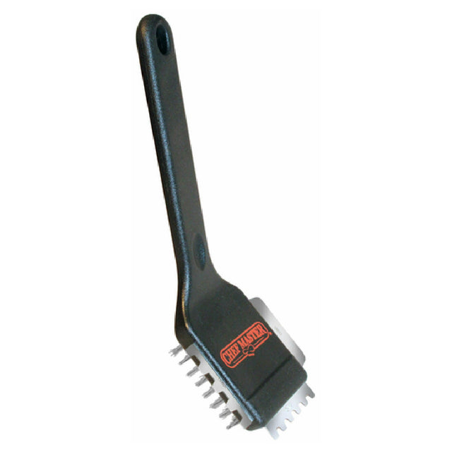 Chef Master 90052 Chef-Master™ Panini Grill Brush 9-1/2"L Features (3) Scrapers