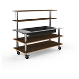 Steelite MGCMLC01WSXW Mogogo Buffet Solutions Modular Back Bar Station 3-tier