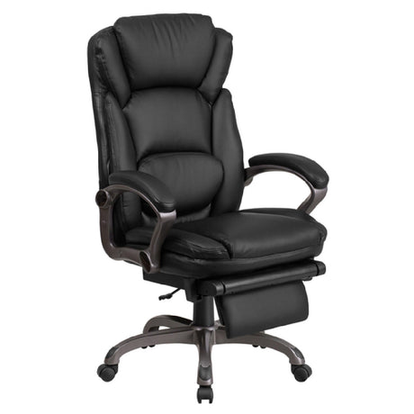 Flash Furniture BT-90279H-GG Executive Reclining Swivel Office Chair 58"D With Footrest