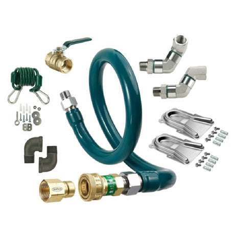 Krowne M12548K12 Royal Series Moveable Gas Connection Kit 1-1/4" I.D. 48" Long