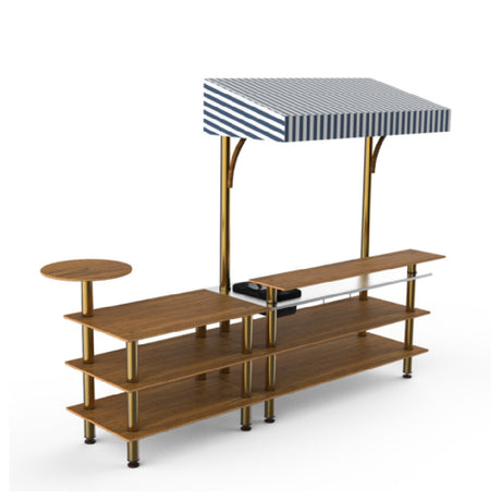 Steelite MGCMLC07BBWF - Mixology Bar Station, 125.0" X 41.0" X 95.5", Modular