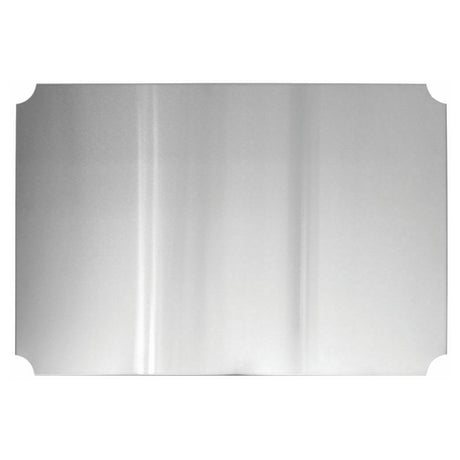 Hubert 95109 - Solid Top, 36" X 24", Notched Corners