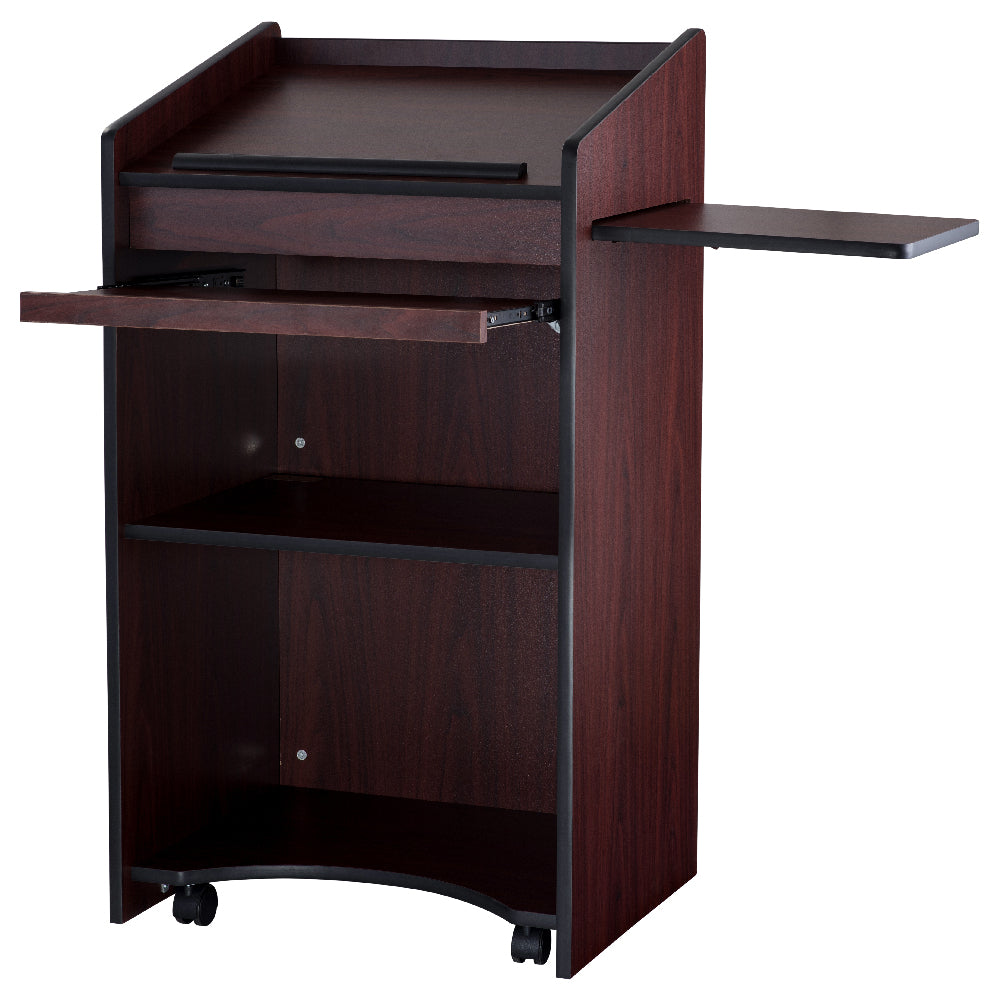 National Public Seating 600-XX Oklahoma Sound® Aristocrat Floor Lectern Without Sound