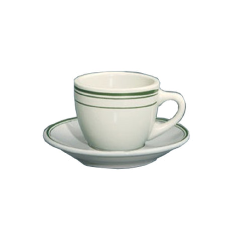 Yanco GB-36 Green Band Saucer 4-1/2" Dia. Round