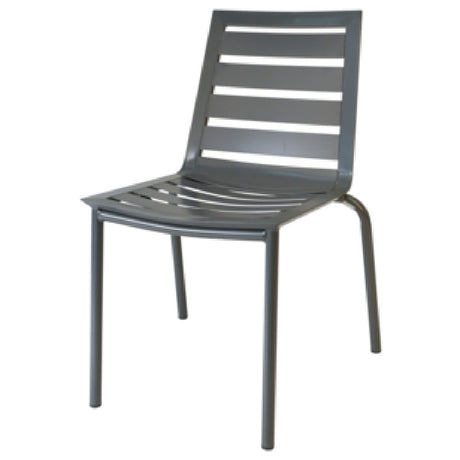 JMC Furniture ZARCO SIDE CHAIR CHARCOAL Zarco Side Chair Outdoor Use Metal Seat & Back